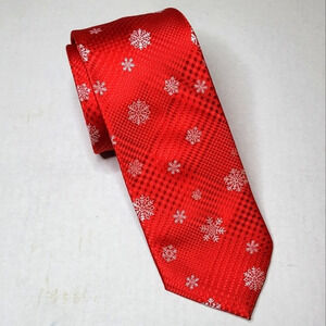 HALLMARK  Holiday Snowflake Men's Necktie